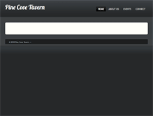 Tablet Screenshot of pinecovetavern.com